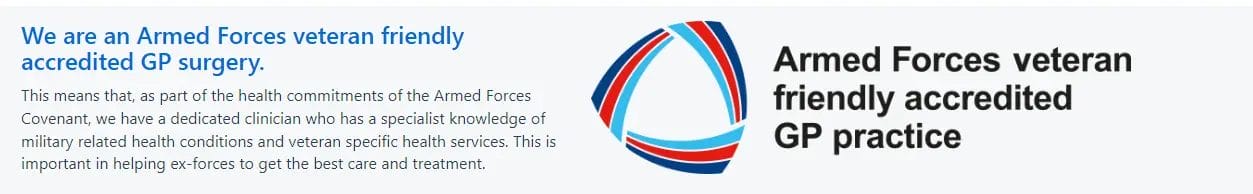 Veterans friendly accredited